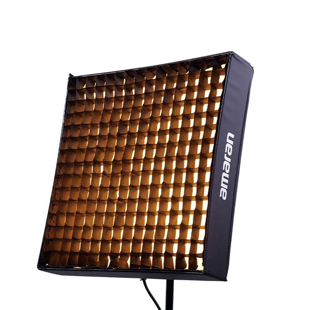 Aputure Amaran F22x 200W Flex-LED-Videoleuchte mit Wabengitter, zweifarbig 2500K-7500K, unterstützt
