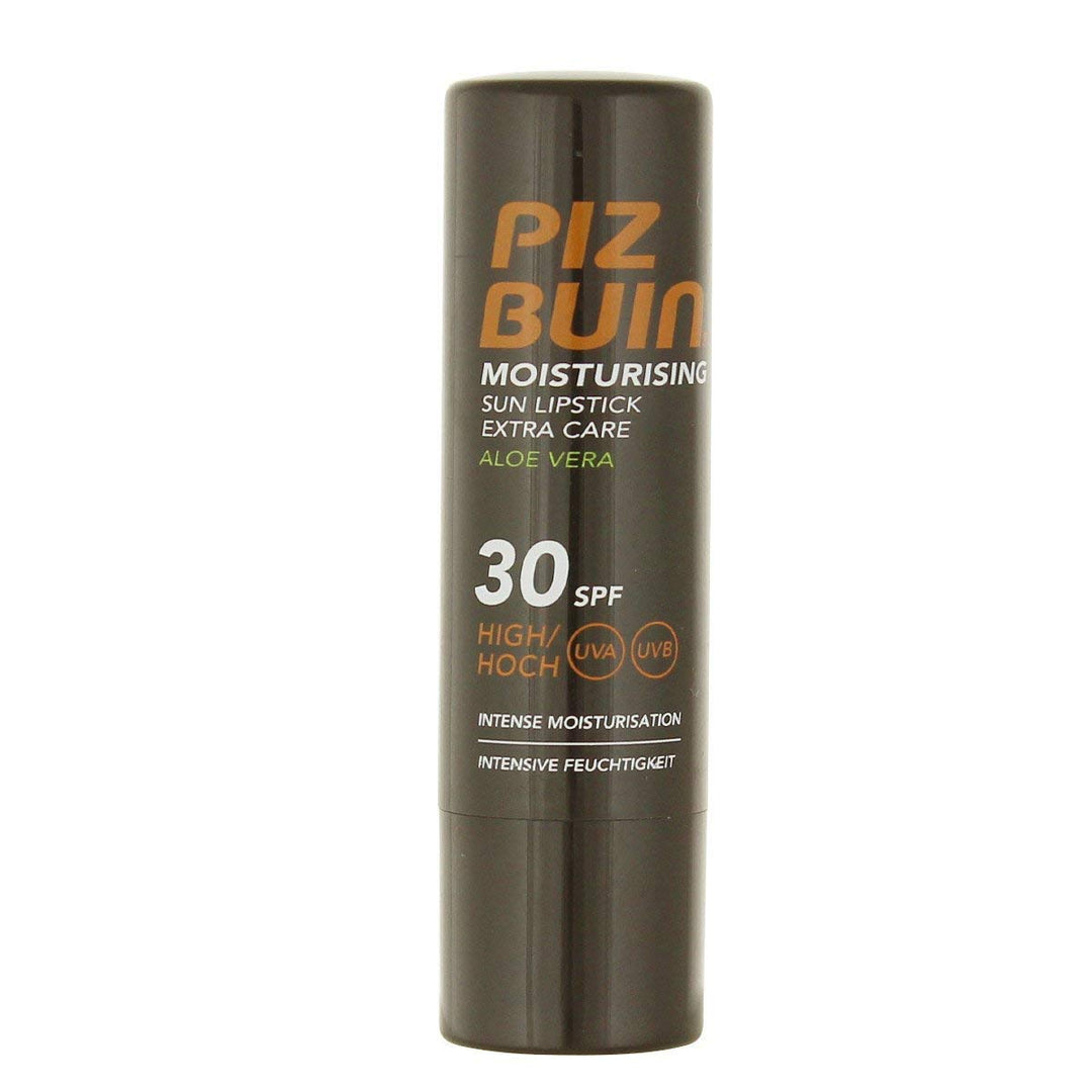 5 x Piz Buin Moisturising Sun Lipstick Extra Care Aloe Vera SPF30 4.9g