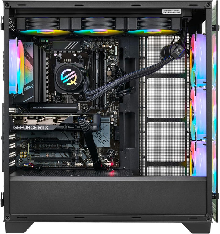 Gaming PC Ryzen 7 5700X 8X 4.6 GHz, 16 GB DDR4 RAM High Speed, 1TB M.2 SSD, RTX 3050 6GB, Win 11 Pro