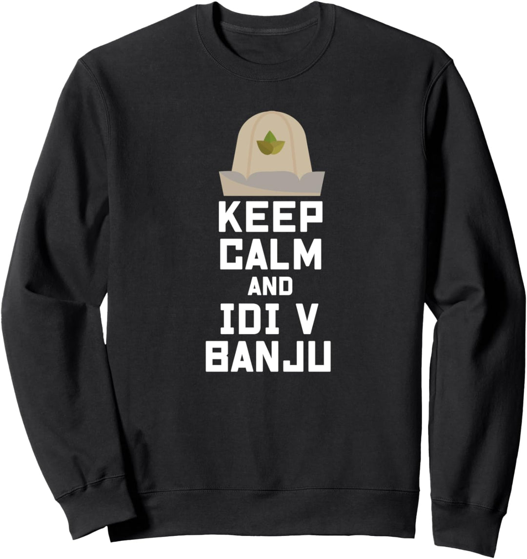 Russia Idi v Banju Geh in die Sauna Lustiger Russen Spruch Sweatshirt