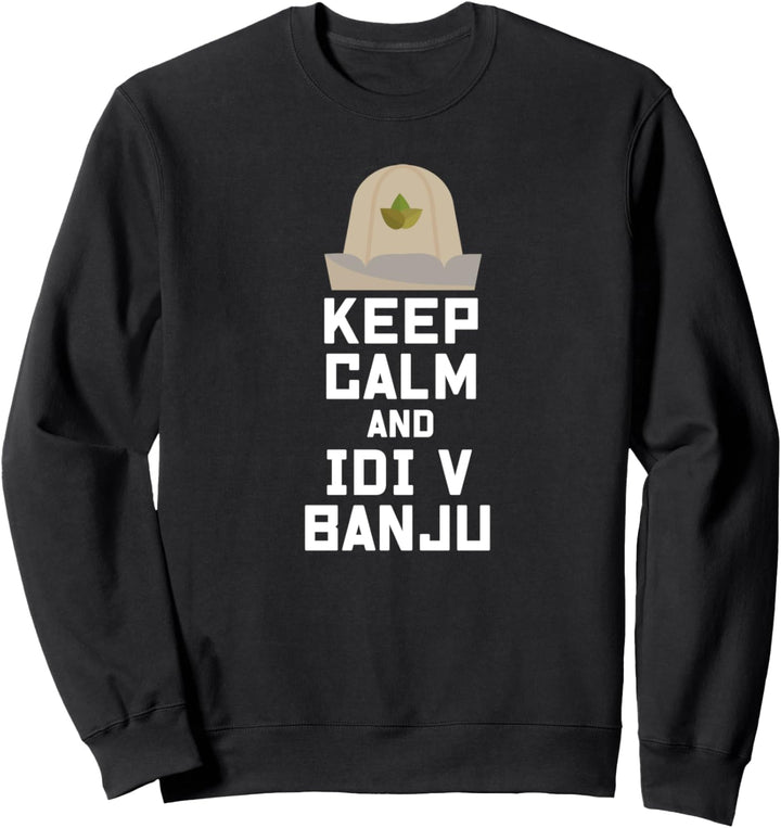 Russia Idi v Banju Geh in die Sauna Lustiger Russen Spruch Sweatshirt