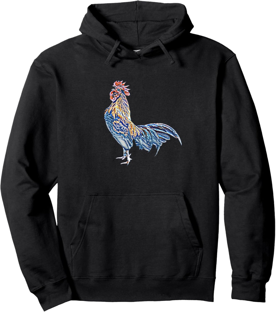 Hahn Huhn Landwirt Motiv Nutztiere Bauernhof Tiere Hühner Pullover Hoodie