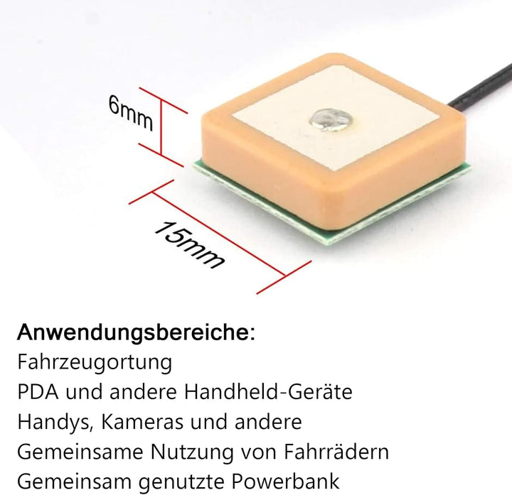 ARCELI GT-U7 GPS Modul, Kleiner GPS Empfänger Niedriger, Stromverbrauch Hohe Empfindlichkeit mit IPE