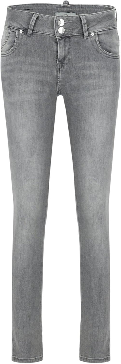 LTB Jeans - Damen - Molly M - Mid Waist - Slim Fit Jeans - Hosen 24W / 30L Nina Wash 53393, 24W / 30