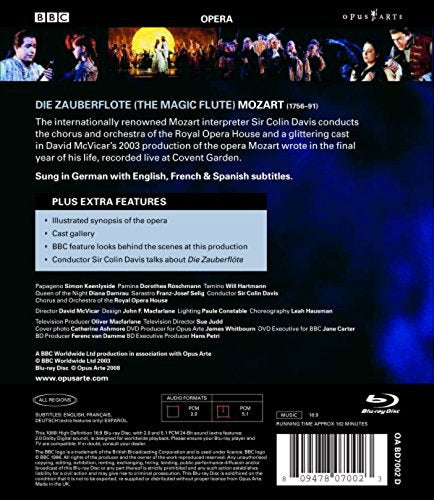 Mozart - Die Zauberflöte, Blu-ray