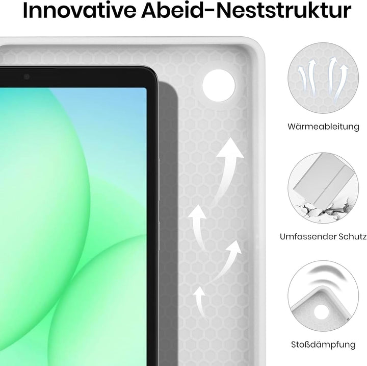 Hülle mit Tastatur für Samsung Galaxy Tab A11 / A9 8.7 Zoll 2025 | Tastatur für Samsung Galaxy Tab A