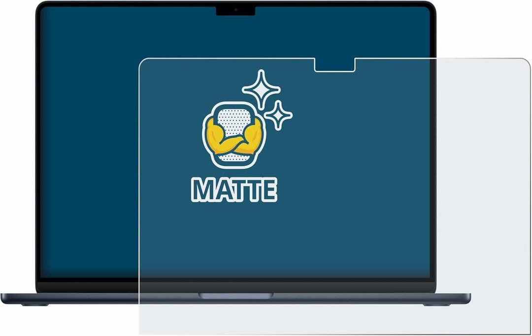 BROTECT Entspiegelungs-Schutzfolie für Apple MacBook Air 15" M5 2026 Matte Displayschutz-Folie, Anti