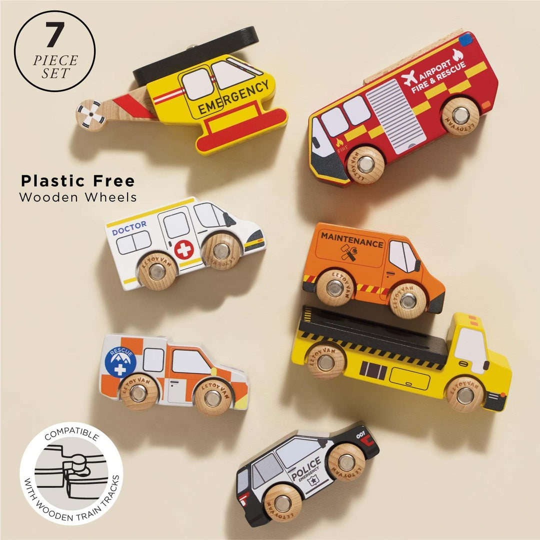 Le Toy Van – Pädagogisches Autos & Baustelle-Spielset aus Holz Werkzeuggürtel-Set für Rollenspiel |