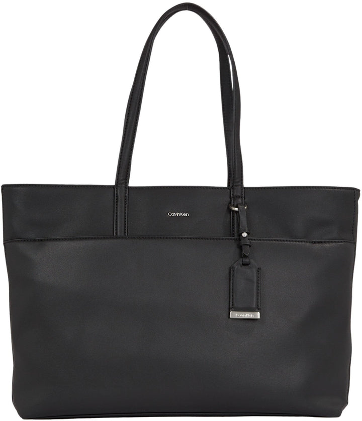 Calvin Klein Damen Tote Bag Tasche Shopper Mittelgross Einheitsgrösse Ck Black, Einheitsgrösse Ck Bl
