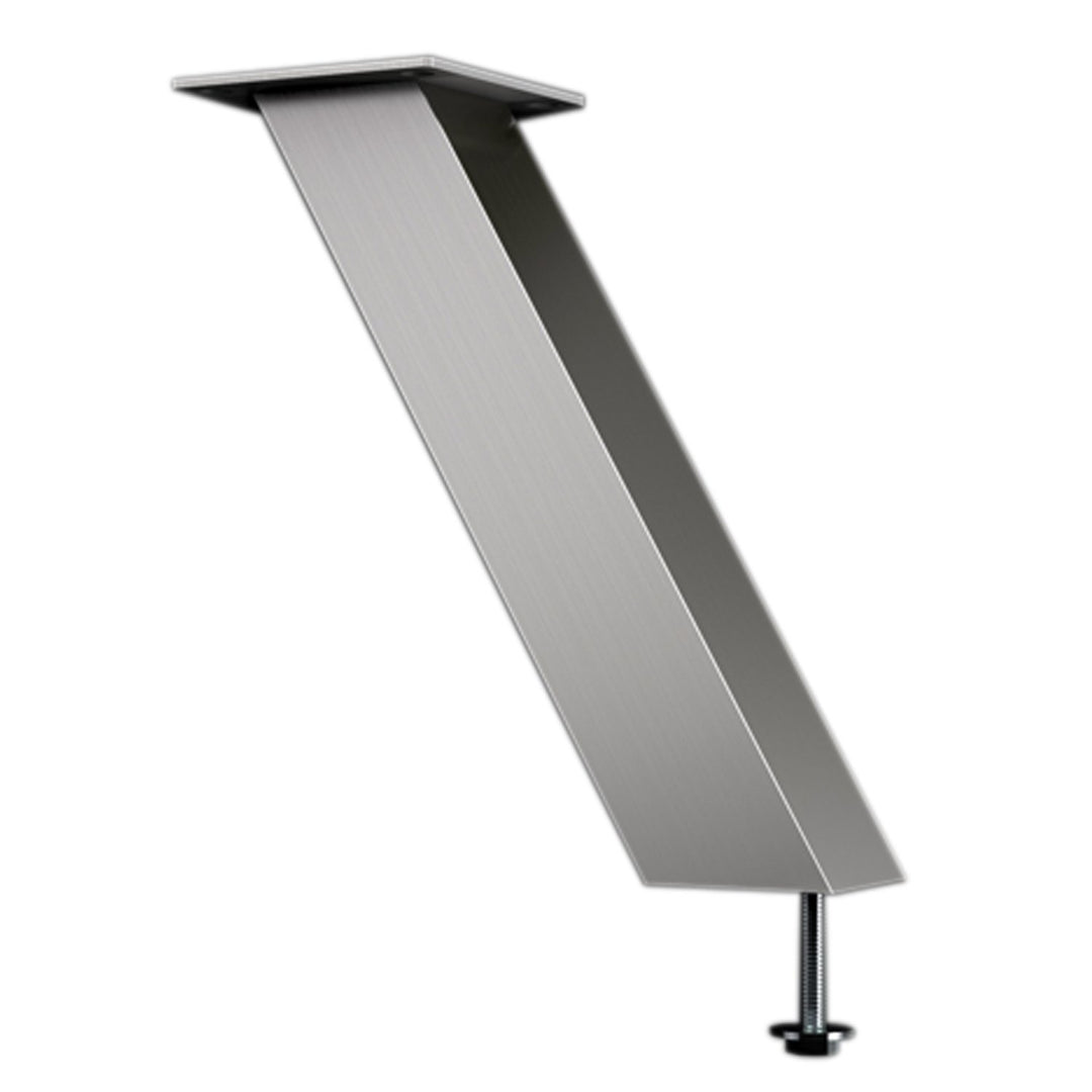 Bar-Konsole CAPRI schräg 60° | 50x50 mm | Aluminium silber | Höhe: 170 mm | 1 Stück, 170 mm