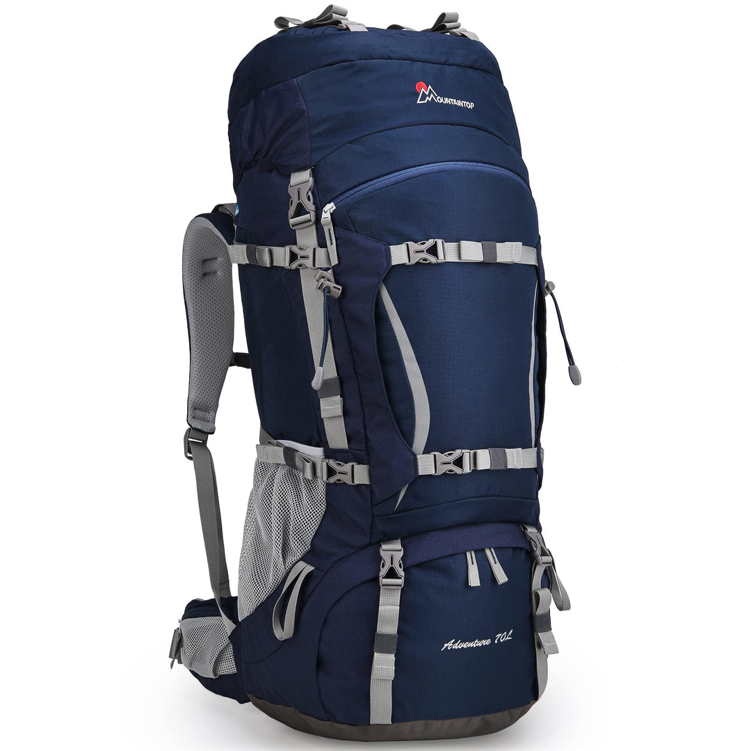 MOUNTAINTOP 70L Trekkingrucksack Innenrahmen Rucksack Wanderrucksack Herren Damen Backpacking Rucksa