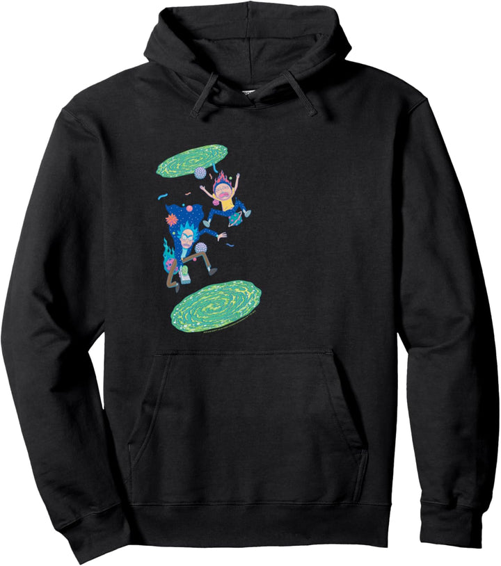 Rick and Morty Portal Jump Pullover Hoodie