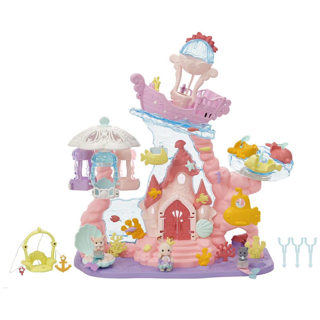 Sylvanian Families 5715 Baby Meerjungfrauen Schloss - Puppenhaus Spielset
