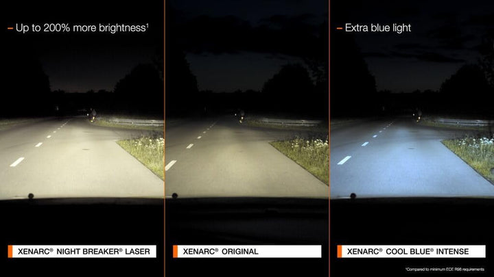 Osram XENARC Cool Blue Intense D1S, +150Prozent mehr Helligkeit, bis zu 6.200K, Xenon-Scheinwerferla