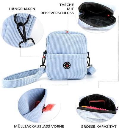 COOWONE Hundeleckerli-Tasche Hundespaziergangstasche für Leckerlis, Knabbereien, Spielzeug, Weiche C