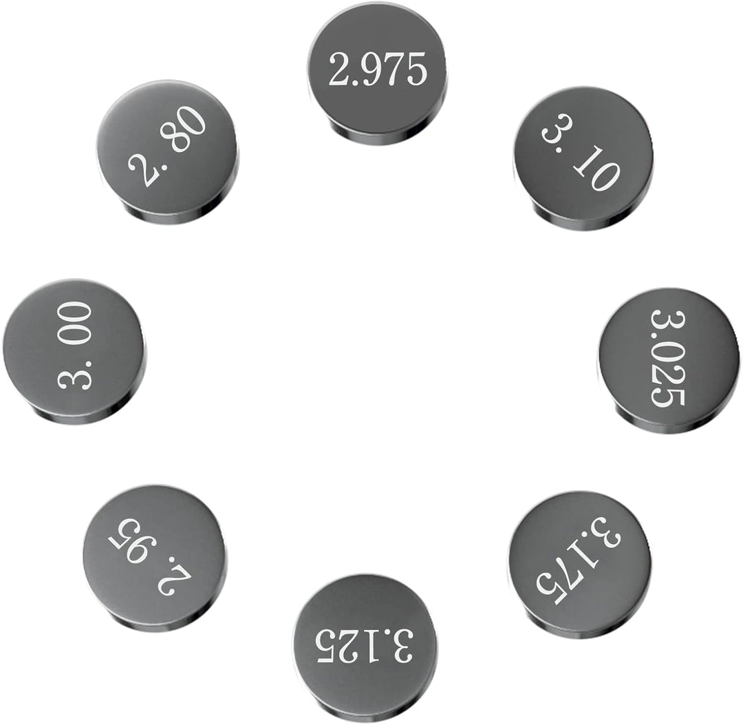 Road Passion 10.0mm Ventil Shim Ventileinstellplättchen Kit 1.875mm-3.200mm 1x55 pcs für 500 2012-20