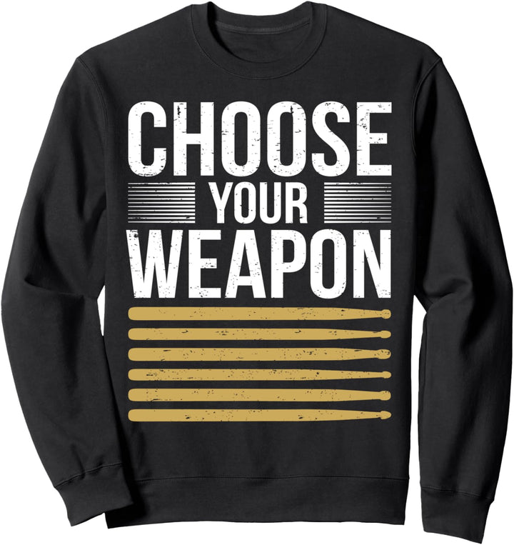 Schlagzeuger Spruch Drummer Percussion Trommeln I Wählen Sweatshirt