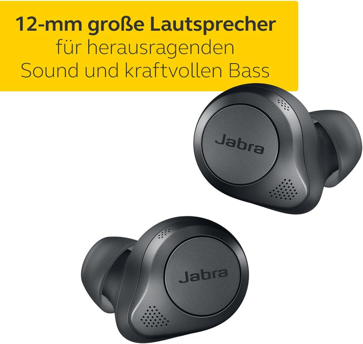 Jabra Elite 85t True Wireless In-Ear Bluetooth Kopfhörer - Earbuds mit Advanced Active Noise Cancell