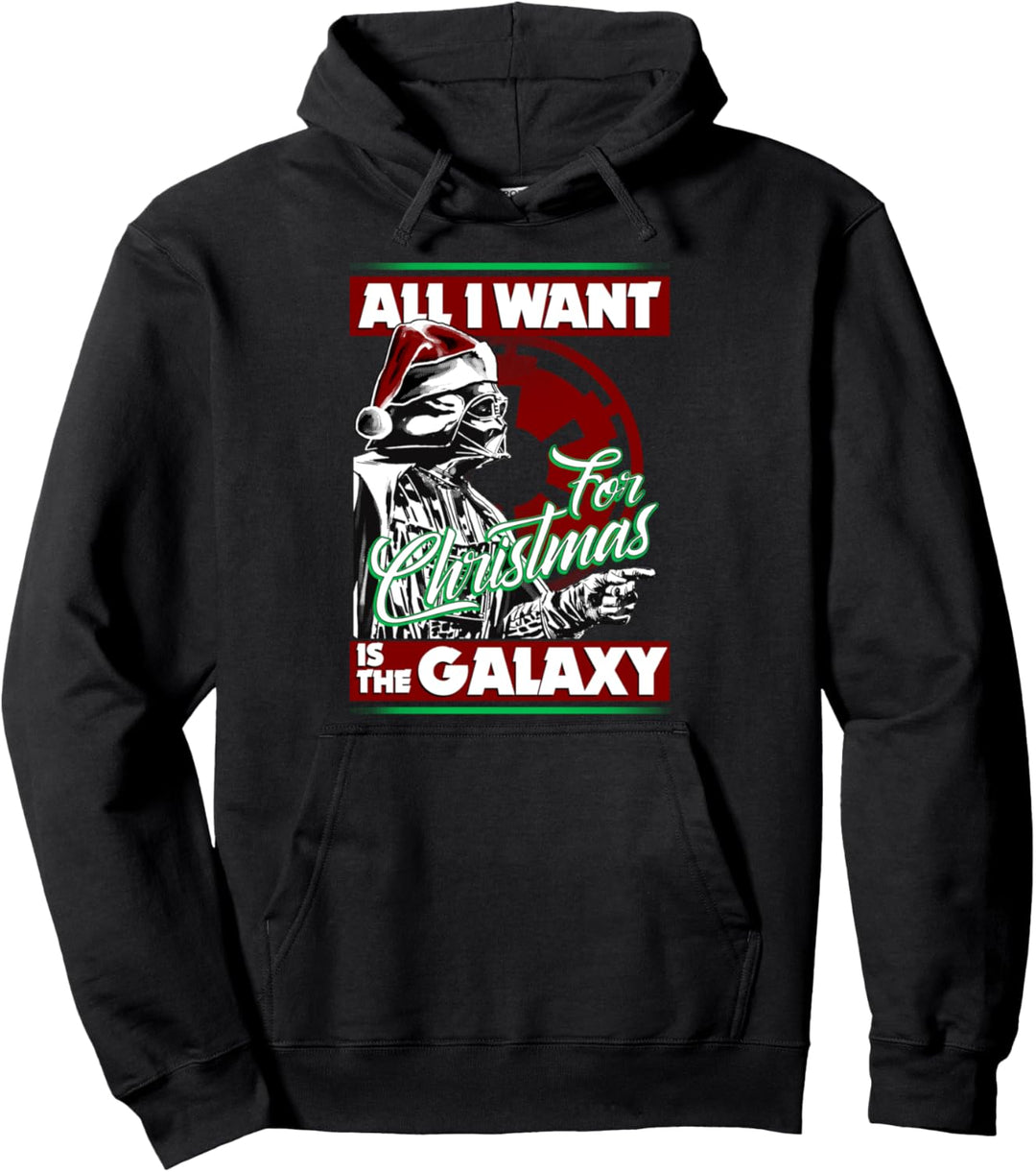 Star Wars Darth Vader All I Want For Christmas Text Pullover Hoodie