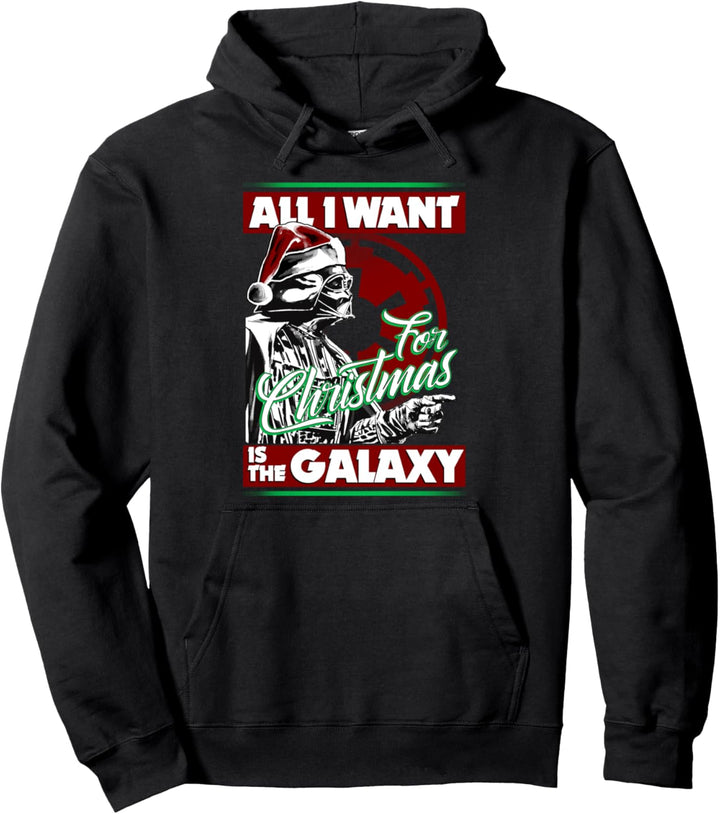 Star Wars Darth Vader All I Want For Christmas Text Pullover Hoodie