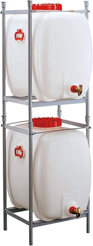 Kunststoff-Fass oval aus PE 100 L inkl. Auslaufhahn NW 15