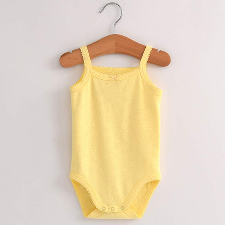 ärmelloses Tanktop, Body, für Babys, Mädchen, aus Baumwolle, 3er-Pack Strampler 0-3 Monate 4er-Pack