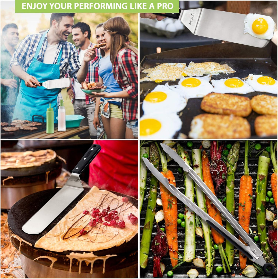 Exklusives Grillwender Set Abs Plastic Handle Set (Tongs And Bottles), Abs Plastic Handle Set (Tongs