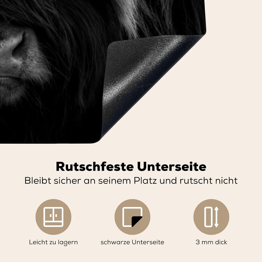 Herdabdeckplatte Einteilig Küche Herdabdeckung Induktionsfeld Ceranfeld Herdabdeckplatten Vinyl Matt