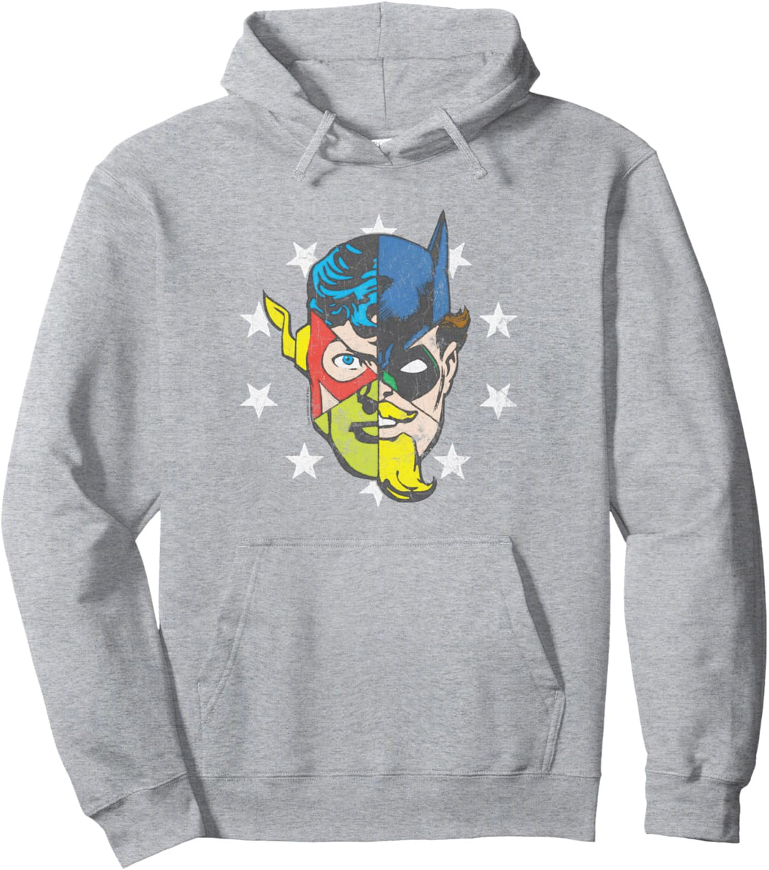 Justice League Face Off Pullover Hoodie