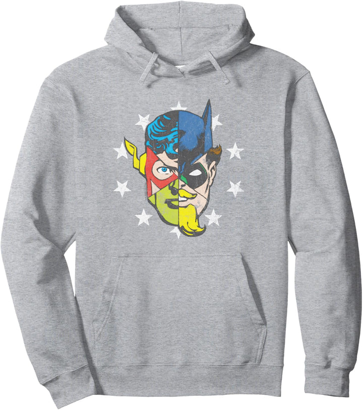 Justice League Face Off Pullover Hoodie