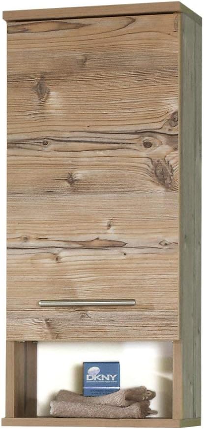 Schildmeyer Hängeschrank 119933 Isola, 30x20.5x71 cm, silberfichte Dekor