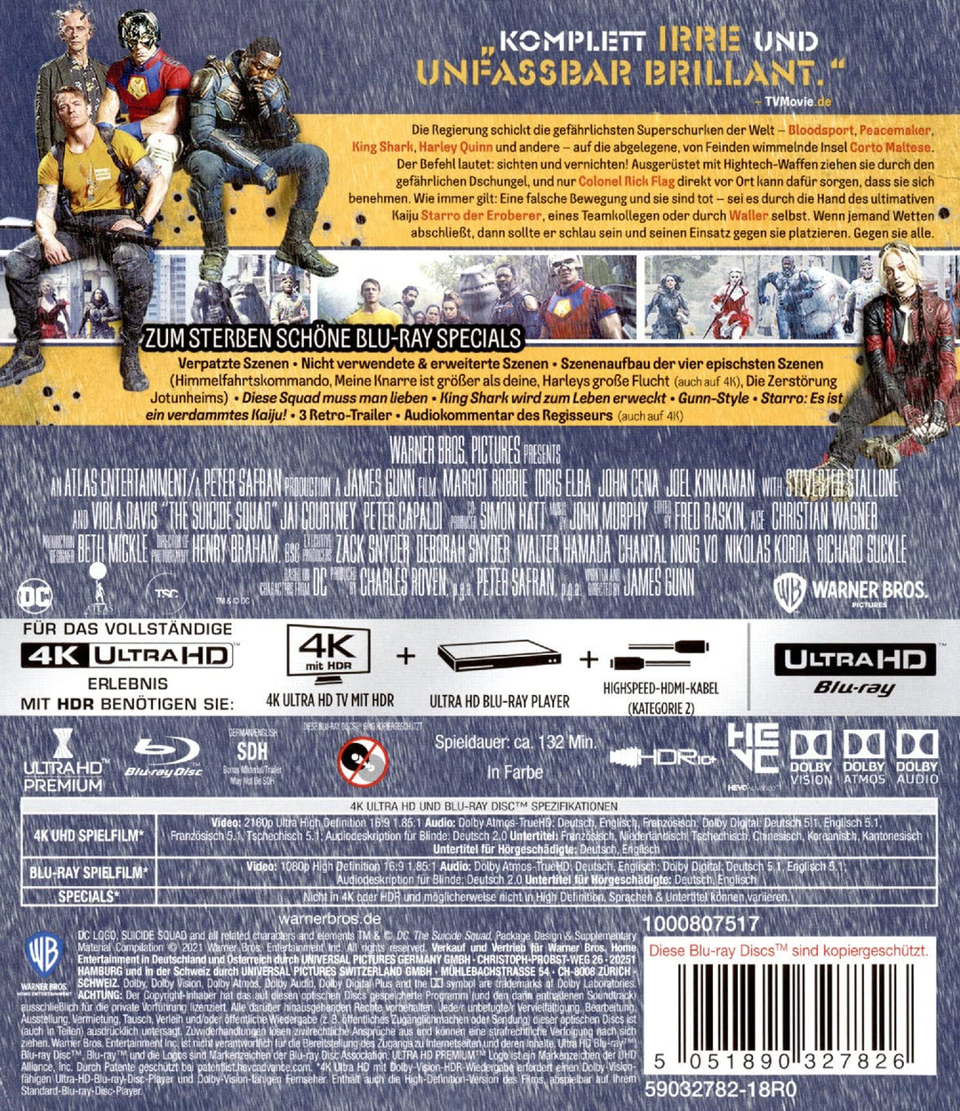 The Suicide Squad (4K Ultra-HD) (+ Blu-ray 2D), 4K