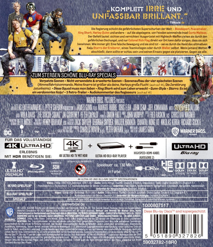 The Suicide Squad (4K Ultra-HD) (+ Blu-ray 2D), 4K