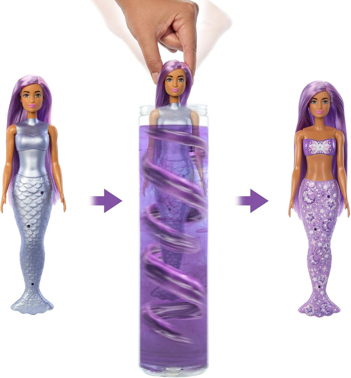 Barbie Color Reveal Puppe und Accessoires, Ballontier-Reihe, 6 Überraschungen einschliesslich Farbwe