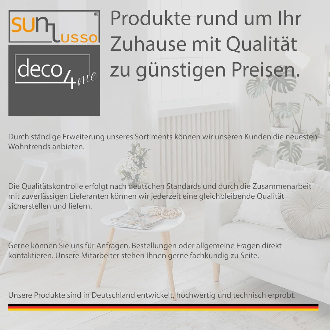 Deco4Me XL Tritthocker klappbar 40 cm hoch, belastbar bis 150 kg, 1 Stufe, rutschfest - Faltbarer Kl
