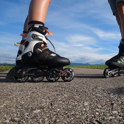 K2 Damen Alexis 80 Inline Skates EU: 38 (UK: 5 / US: 7.5) black - orange, EU: 38 (UK: 5 / US: 7.5) b