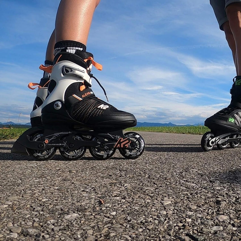 K2 Damen Alexis 80 Inline Skates EU: 38 (UK: 5 / US: 7.5) black - orange, EU: 38 (UK: 5 / US: 7.5) b