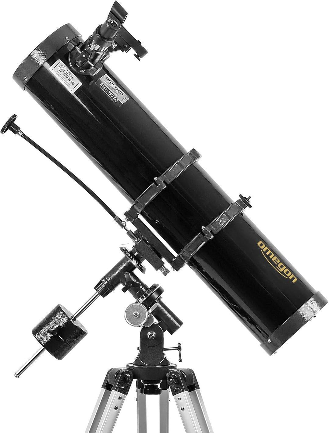 Omegon Teleskop N 130/920 EQ-2 | EQ-2 Montierung | für Einsteiger in die astronomische Beobachtung |