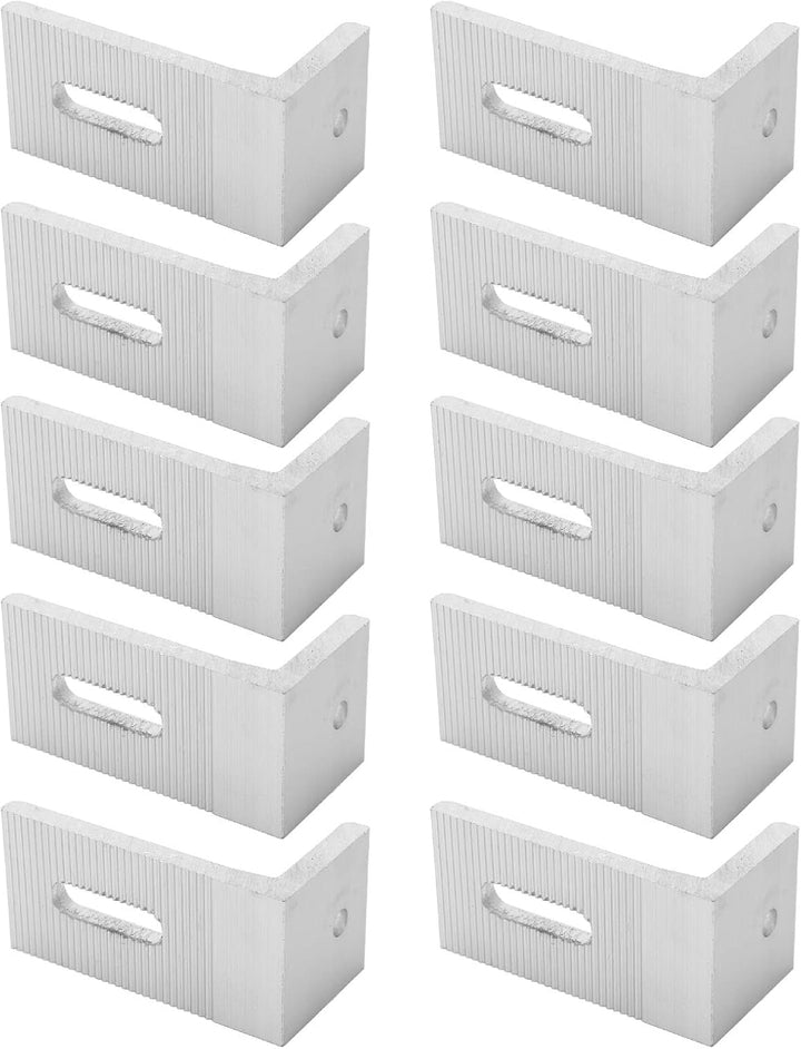 L-Klammern Solarmodul-Halterung, Aluminiumlegierung, 10 Stück, für Dach PV-System, Photovoltaik Stüt