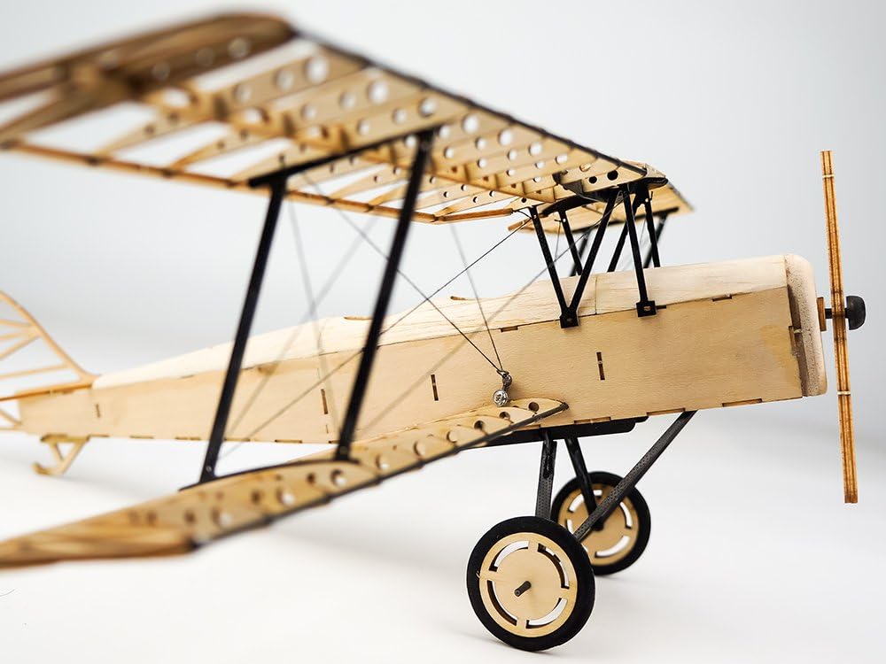 3D-Puzzles für Erwachsene DIY Tiger Motte Bi-Plane Holz Modelle, Laser Cut Balsaholz Flugzeug-Kits z