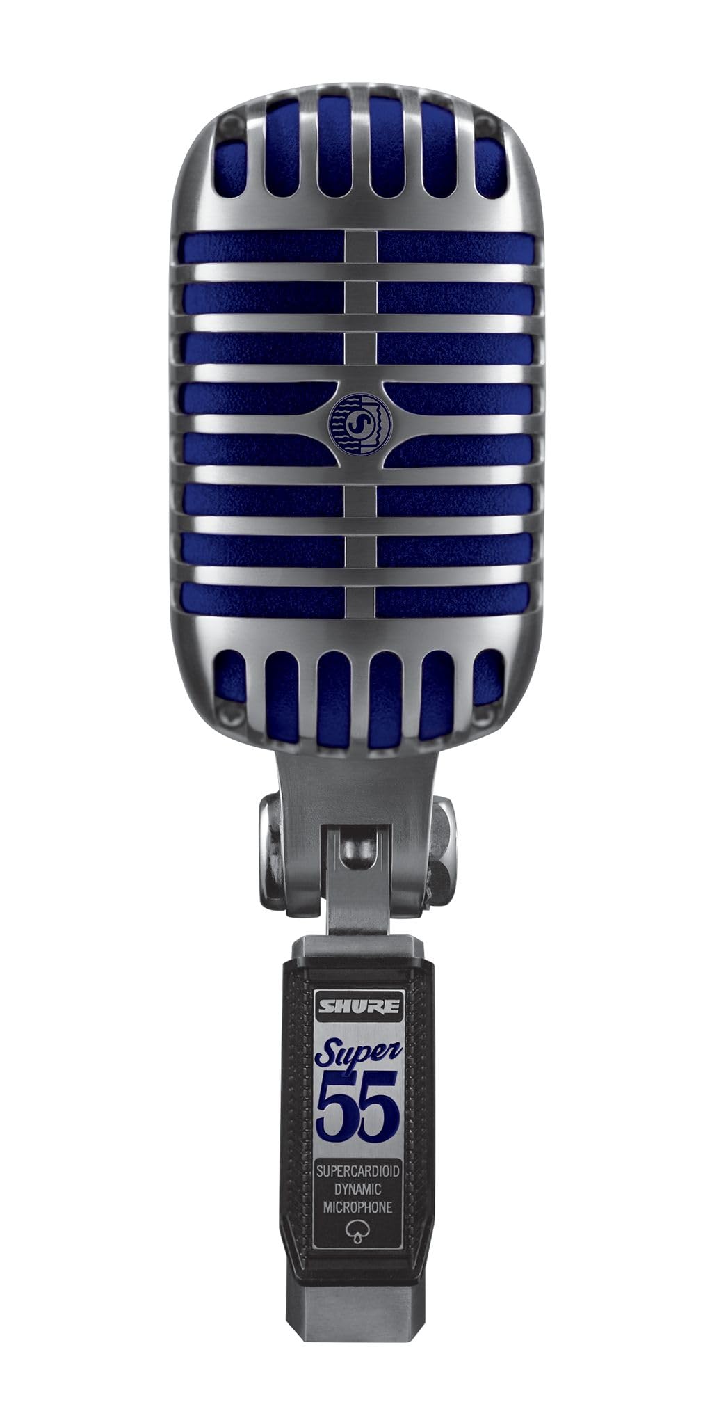 Shure Super 55 Deluxe Vocal Microfon - Vintage Supercardioid Dynamic Unidyne Mic, legendärer Look, k