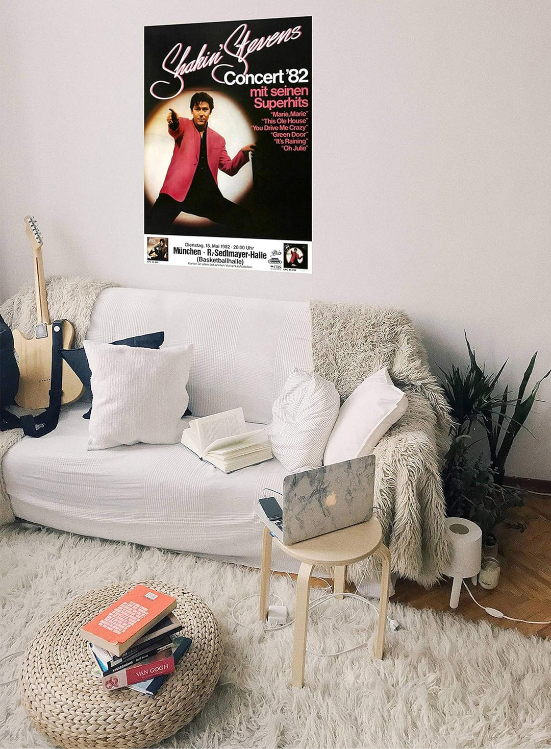 Shakin' Stevens - Marie Marie, München 1982 » Konzertplakat/Premium Poster | Live Konzert Veranstalt