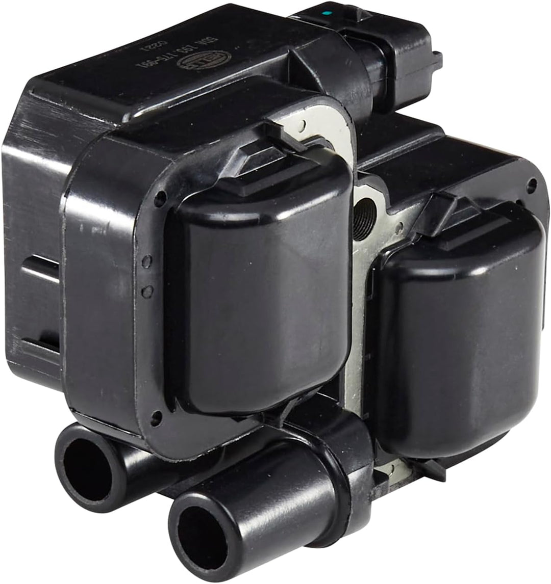 HELLA 5DA 193 175-991 Zündspule - 12V - 3-polig - Blockzündspule - geschraubt