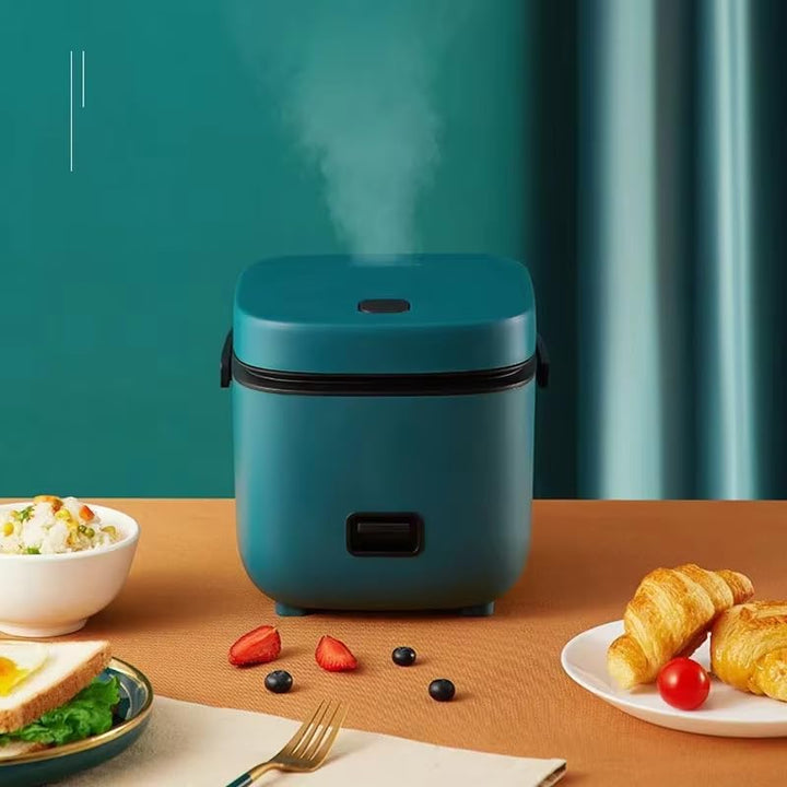 Mini-Reiskocher, Mini-Reiskocher, 1,2 l, Antihaft-Kochtopf | 200 W Reiskocher, Edelstahl, multifunkt