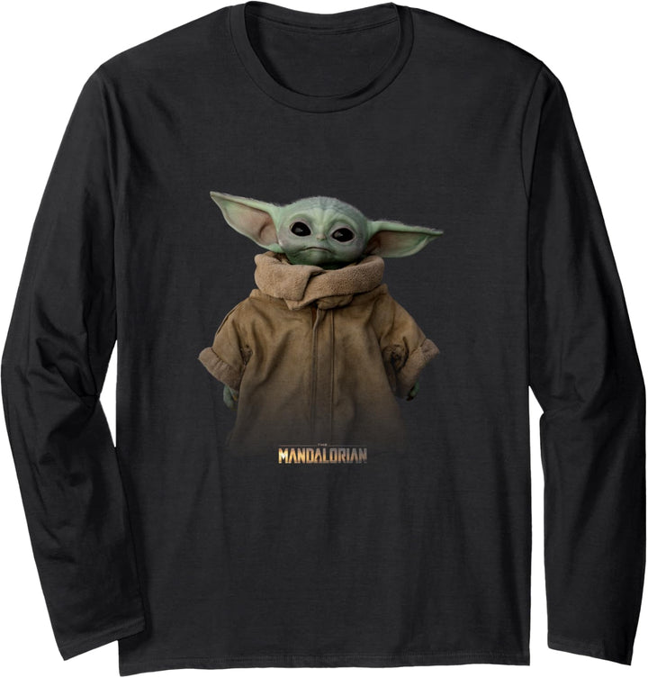 Star Wars: The Mandalorian Grogu Fotoposter Langarmshirt