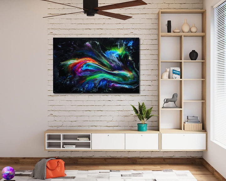 Gemälde Abstrakte Malerei Original - moderne hochglanz Wandbilder XXL - Resin Art Kunst Bild Harz Un