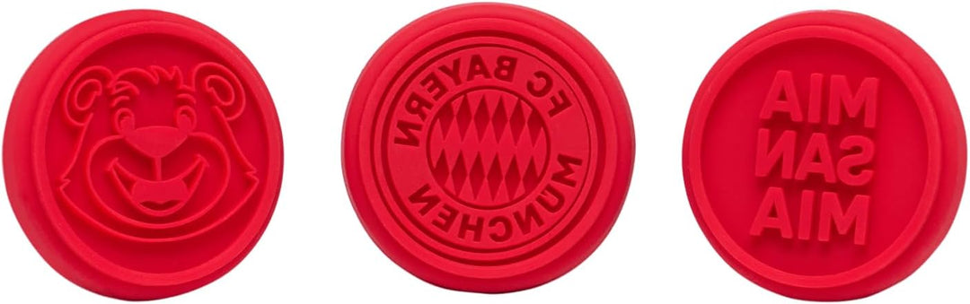 FC Bayern München Keksstempel I Plätzchenstempel I 3er Set I Rot