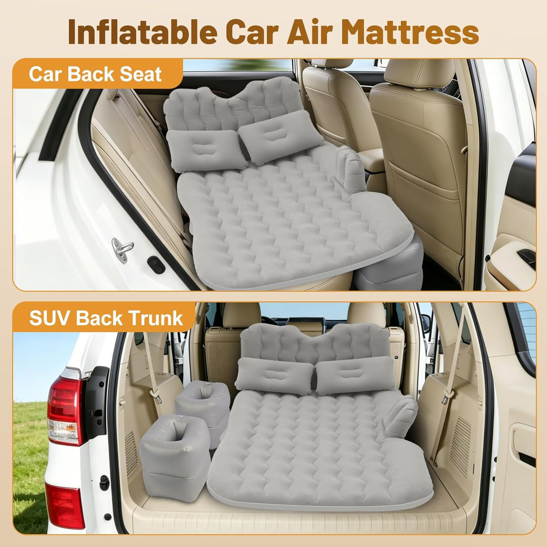 Icelus Auto Matratze SUV Luftmatratze with Luftpumpe 185 * 90 * 15 cm Aufblasbare Camping Kombi Luft