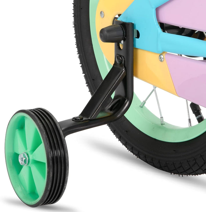 STITCH Macaron 12/14/16/18 Zoll Kinderfahrrad für 2-9 jährige Mädchen & Jungen, 12/14/16/18 Zoll Mäd