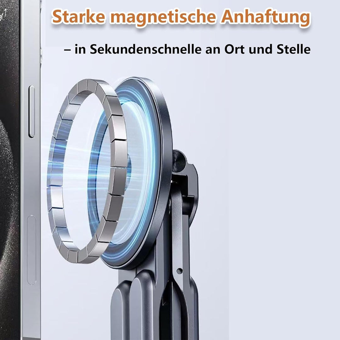 Icetop Magnetischer 3-in-1 Laptop Ständer aus Aluminium für Tablet | Kompakt & tragbar – universell
